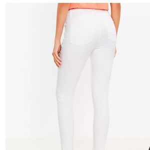 Loft White Skinny Jeans